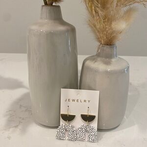 Boutique trendy teacher jewelry earrings abstract